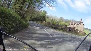 Cycle descent of Cothelstone Hill towards Bishops Lydeard [upl. by Kotta621]