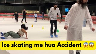 Ice Skating Vlog🤩🤩 at ISKATE by Roseate Ambience Mall Gurgaon [upl. by Chariot]