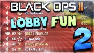 Black Ops 2  quotFun in the Lobbiesquot 2 Funny Pregame Lobby Moments [upl. by Minabe296]