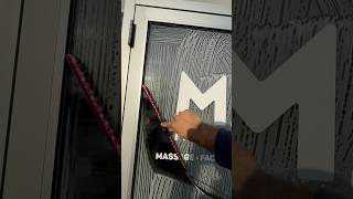 Soapy window ASMR satisfaction 👌soap squeegee windowcleaning oddlysatisfying satisfyingvideo [upl. by Atnauqahs230]