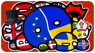 🌍Countryballs Meet The Europe 2023 Compilation [upl. by Ttegirb]