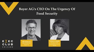 Bayer AGs CEO On The Urgency Of Food Security [upl. by Anilem]