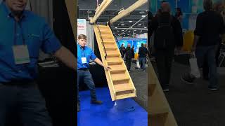 Safe Step Stairs attic access at National Hardware Show 2024 [upl. by Aliek]