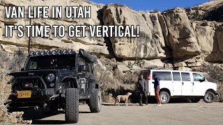 Van Life Exploring Utah  Were Going Vertical [upl. by Erdnoid]