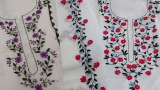 Most Beautiful Aplic Work Dress Designs  Phool Patti Aplic Work  Applique Work Dress Designs [upl. by Noyad]