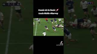 Essaie de Louis BielleBiarrey rugby France sport nouvellezelande francenouvellezelande [upl. by Phiona]