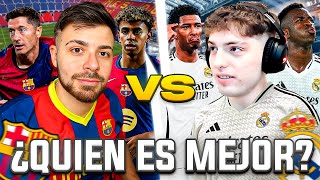 BARCELONA vs REAL MADRID  ¿QUIEN TIENE MEJORES JUGADORES  VERSION 2024 ft LA COBRA [upl. by Ardnauqal]