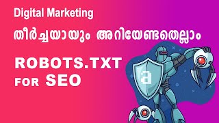 Robotstxt for SEO  Restrict Pages From Search  Digital Marketing Malayalam [upl. by Ybocaj118]