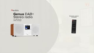 Audizio Genua DAB Stereo Radio White [upl. by Hughie]