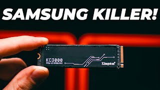 Kingstons FIRST PCIe 4 SSD 👉7000MBS   Kingston KC3000 NVMe SSD Review [upl. by Kester]