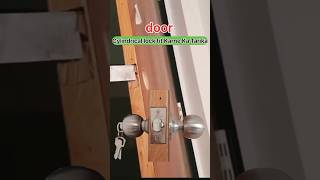 cylindrical lock Dor me Kaise fit Karte H gollockcylinderlock handlelock doorlocks viral short [upl. by Duester]