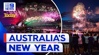 Celebrating New Year’s Eve around the country  9 News Australia [upl. by Faletti581]