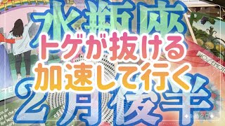 ［水瓶座］心に刺さっていたトゲが抜けていく😌🍀人生が加速して行くタイミング🌈✨ （2024年２月後半運勢） [upl. by Etiragram]