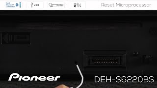 How To  Microprocessor Reset  Pioneer 1 DIN Audio Receivers 2020 [upl. by Ellinej]