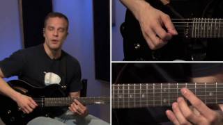 Metal Sweep Picking Guitar Lesson Part 2 of 2 [upl. by Inacana]