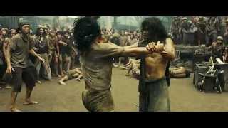 Ong Bak 2  Slave Fight Scene HUN DUB [upl. by Nirtiak]