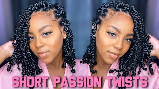 DIY SHORT PASSION TWIST EASY NO CROTCHET  STEPBYSTEP [upl. by Ynobe61]