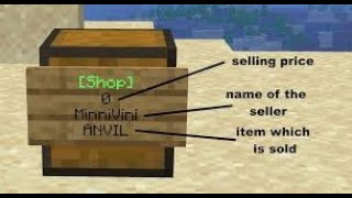 ChestShop  Minecraft Plugin Rewiew  New Chestshop plugin [upl. by Azaleah315]