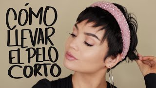 How I Style My Short Hair Very Easy  Maiah Ocando ENGLISH SUBTITLES [upl. by Aretak]