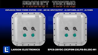 Explosion Proof Power Station  C1D1  28V DC InputOutput  2 Switches 2 PTT  3 Fuses [upl. by Schell]