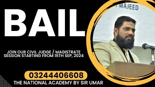 CRPC Section 496502 BAIL A VRY IMPORTANT LECTURE FOR CIVIL JUDGE MAGISTRATE EXAM amp LAW GAT [upl. by Samuel]