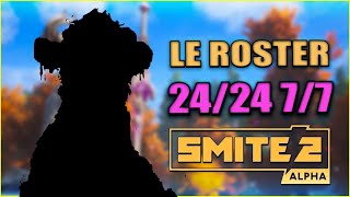 NEW PANTHEON amp NOUVELLE DÉESE ► LE ROSTER DE SMITE 2 POUR LES SERVEURS 2424h amp 77j [upl. by Nnylear]