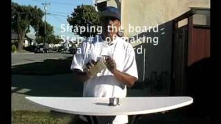 Skimboard Video  Step 1  How to make a skimboard [upl. by Kathi]