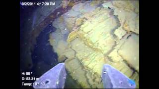 VideoRay Pro 4 ROV Recovers303 Ammunition Round from RMS Lusitania Cargo Hold [upl. by Etteniuq]