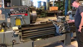 25” x 96” cc Leblond Regal Hollow Spindle Lathe 9” Hole 1982 InchMetric Taper [upl. by Kolk]