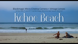 Kehoe Beach Blackmagic Micro Cinema Camera  Carl Zeiss Contax Yashica CY mount Vintage Primes [upl. by Cosma]