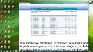 DAFTAR PESERTA UKG SERTIFIKASI GURU TAHUN 2014 [upl. by Ultima]