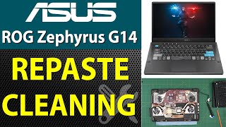 How to Repaste and Clean an ASUS ROG Zephyrus G14 GA401Q Laptop [upl. by Falzetta964]