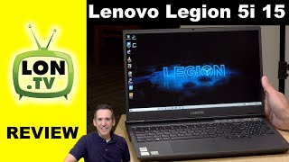 Lenovo Legion 5i Review  15quot Version with Intel i7 and GTX 1660 Ti [upl. by Puttergill]