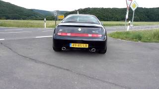 Alfa GTV 916 30 V6 24v exhaust sound and take off [upl. by Chalmers]