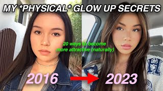 20 ways to PHYSICALLY GLOW UP my beauty secrets exposed [upl. by Hairym331]