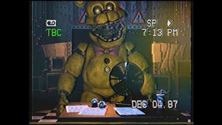 Fredbears Voice Lines Animated OLD read description [upl. by Ahsenev]