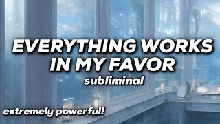 UNIVERSES FAVORITE SUBLIMINAL ☁️ Extremely powerful binaural subliminal short version [upl. by Nerro]