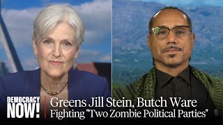 Green Pres amp VP Candidates Jill Stein Butch Ware on Gaza amp Fighting quotTwo Zombie Political Partiesquot [upl. by Oznola32]