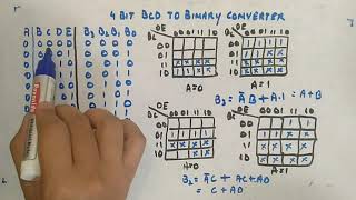 BCD to Binary Code Converter  Digital Circuits and Logic Design [upl. by Cohberg]