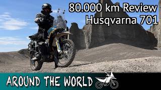 HUSQVARNA 701 ADVENTURE RALLYE 80000 KM REVIEW [upl. by Dnomar429]