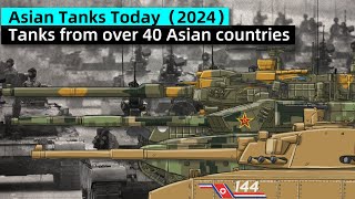 Asian Tanks Today2024Tanks from over 40 Asian countries [upl. by Ahsienahs]