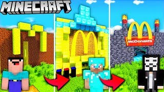 NOOB VS PRO VS HACKER  MC DONALDS  MINECRAFT MATRUNER LUCY KICEK [upl. by Inod122]