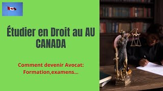 Étudier en Droit au Canada AllianceMEducation [upl. by Llesirg]