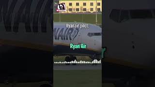 Ryanair Flight Funny Announcement 😂 shorts [upl. by Ainolopa398]