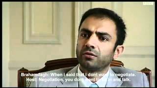 Brahamdagh Bugti interview on BBC  June 01 2012 English Subtitles [upl. by Pearlman]