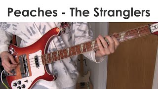 The Stranglers Peaches Bass Tab [upl. by Leontina]