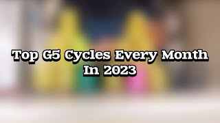 Top G5 Cycles Every Month In 2023 [upl. by Juni]