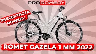 TREKKINGOWY ROWER ELEKTRYCZNY – wszystko co warto wiedzieć  NOWOŚĆ Romet Gazela 1 MM 2022 [upl. by Yssac]