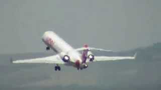 Canadair Regional Jet 700 HOP Takeoff flignt MetzNancyLorraine  Nice Côte dAzur airport [upl. by Leeanne297]