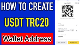 how to create usdt trc20 wallet link  create usdt trc20 wallet link  usdt wallet address  trc20 [upl. by Madson781]